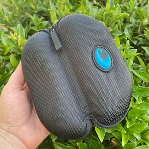 Costa Black Protective Eyeglasses Case with Blue Logo